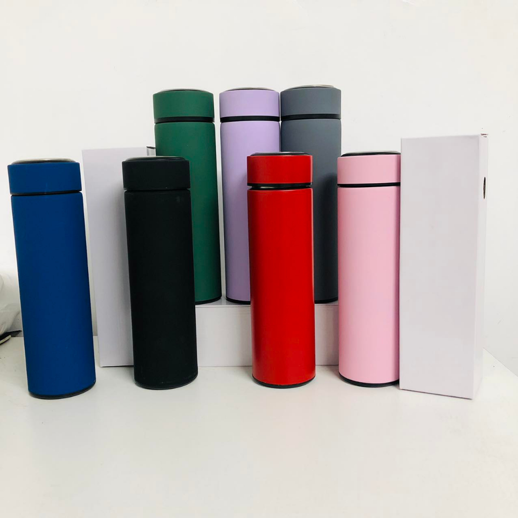 H&L CODMatte Vacuum Cup 500ml Stainless Steel Water Bottle Thermos tumbler Gloss Vacuum