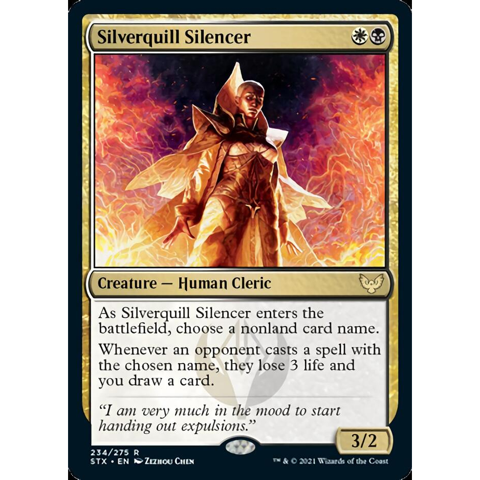 Silverquill Silencer - Strixhaven: School of Mages (STX) | Shopee ...