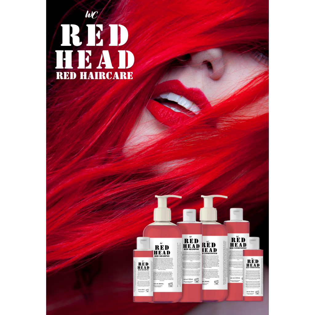 Red Head Color Intense Keratin Red Shampoo & conditioner hair color ...