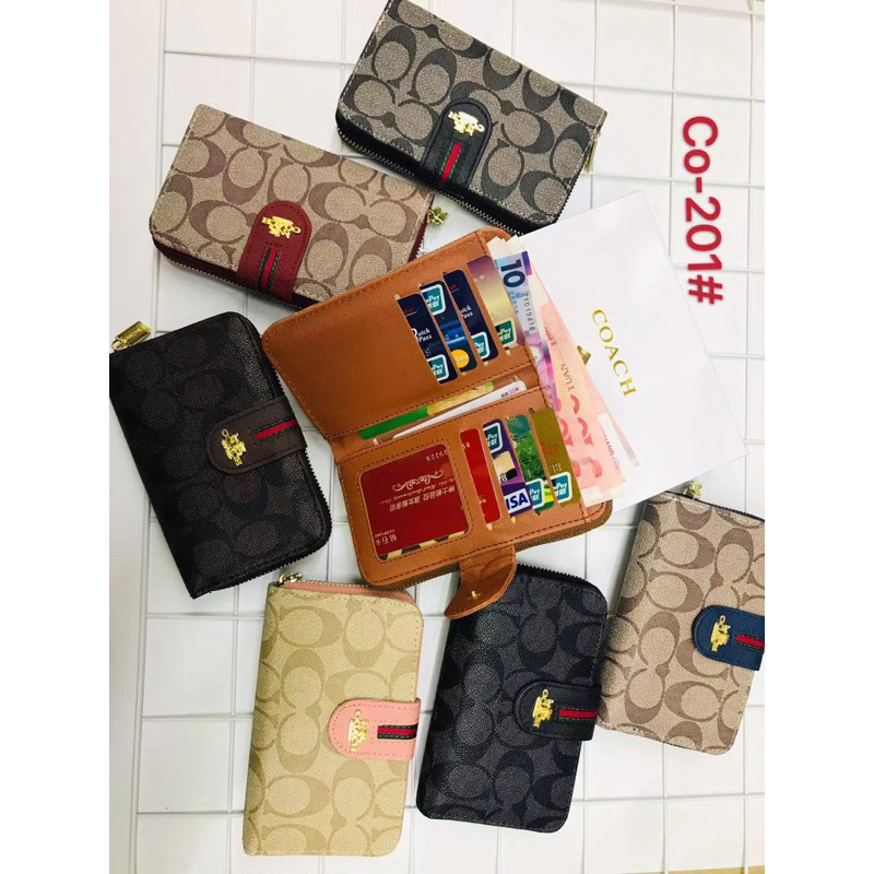 Medium Wallet Double Fold Single Zipper Shopee Philippines