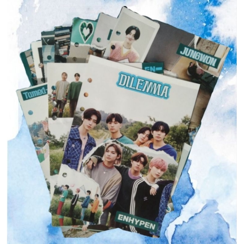 Enhypen Dilemma Dimension A5 Album Binder Cover | Shopee Philippines