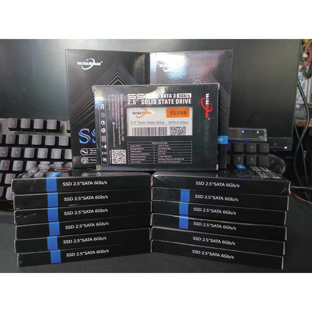 Brandnew Walram 512gb 1tb 2.5 Sata SSD And Walram 1tb M.2 NVME | Shopee ...