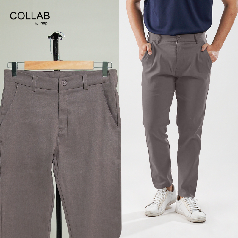 COLLAB By Inspi Trouser Pants For Men With Pocket And Beltloop ...