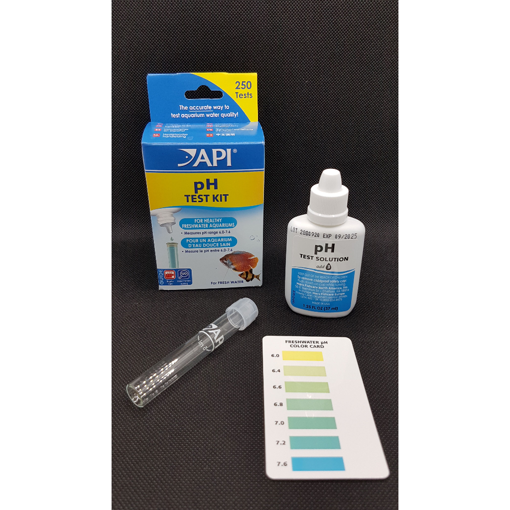 API Ph Test Kit Aquarium Water 250 tests with expiry May 2026 | Shopee ...