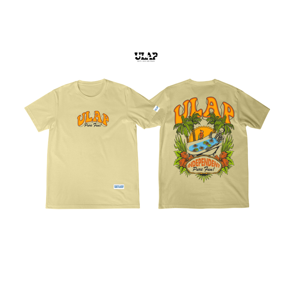 ULAP PURE FUN ( Cream casual Tshirt ) | Shopee Philippines