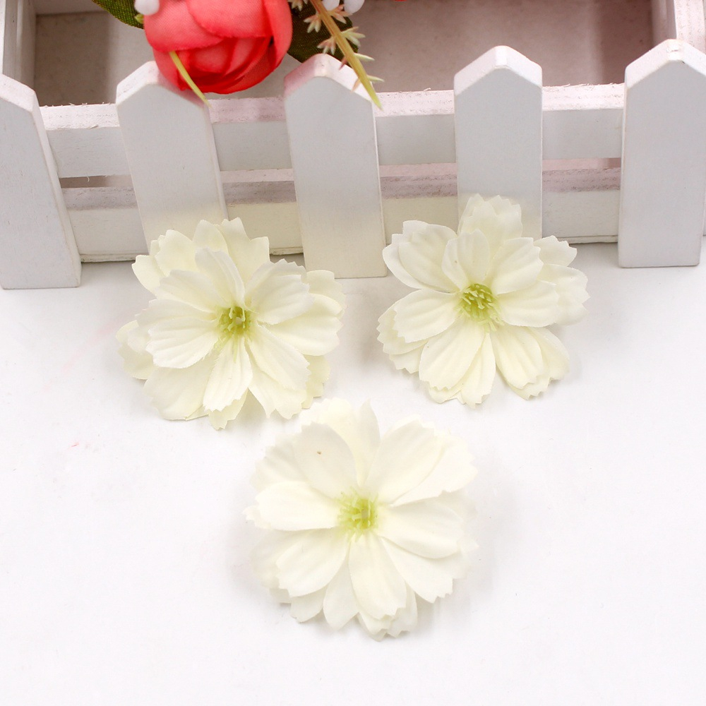 Plum Blossom Head Artificial Flowers Silk Fake Flowers Head For Home ...