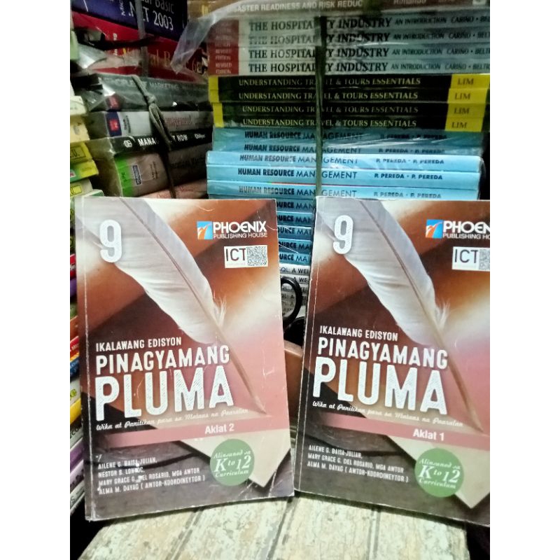 Pinagyamang Pluma Grade 9aklat 1 At Aklat 2setslightly Used Shopee