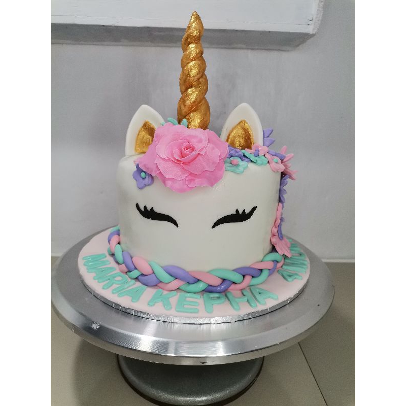 EDIBLE UNICORN CAKE TOPPER Shopee Philippines