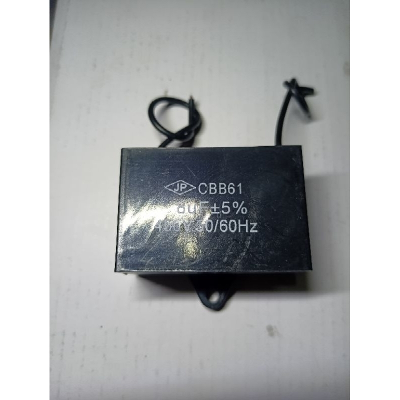 Capacitor for Clutch Motor Sewing Machine Square 8uf 450V Shopee