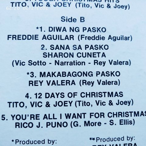 Various Artist Tipong Pasko OPM (Christmas Album) Vinyl Record LP Plaka ...