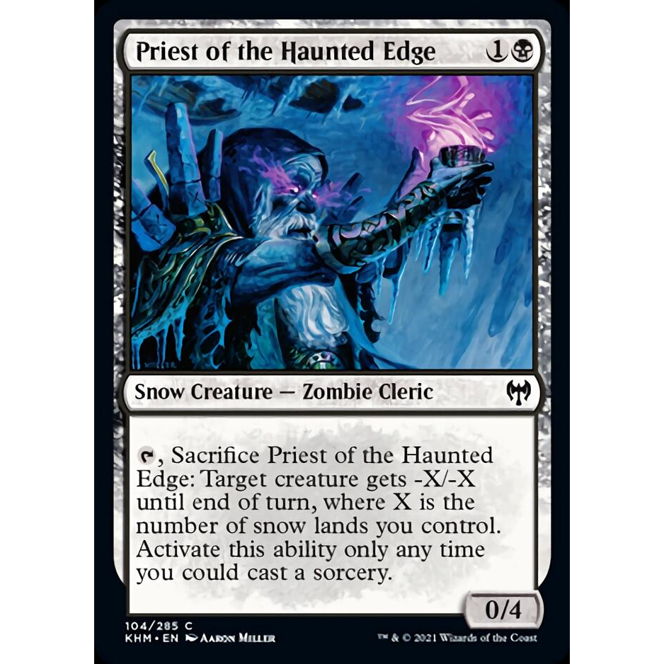 Magic the Gathering | Priest of the Haunted Edge | Shopee Philippines