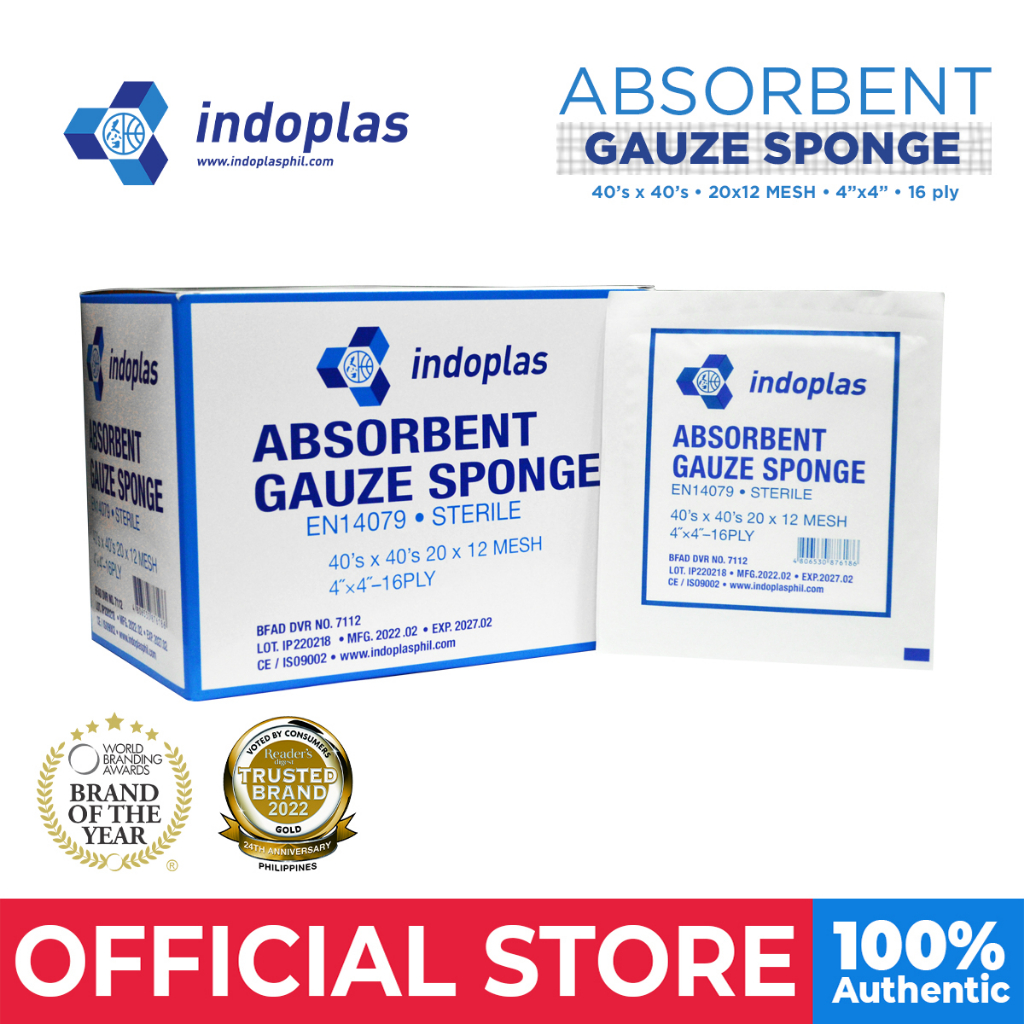 Shop indoplas gauze sponge pad for Sale on Shopee Philippines