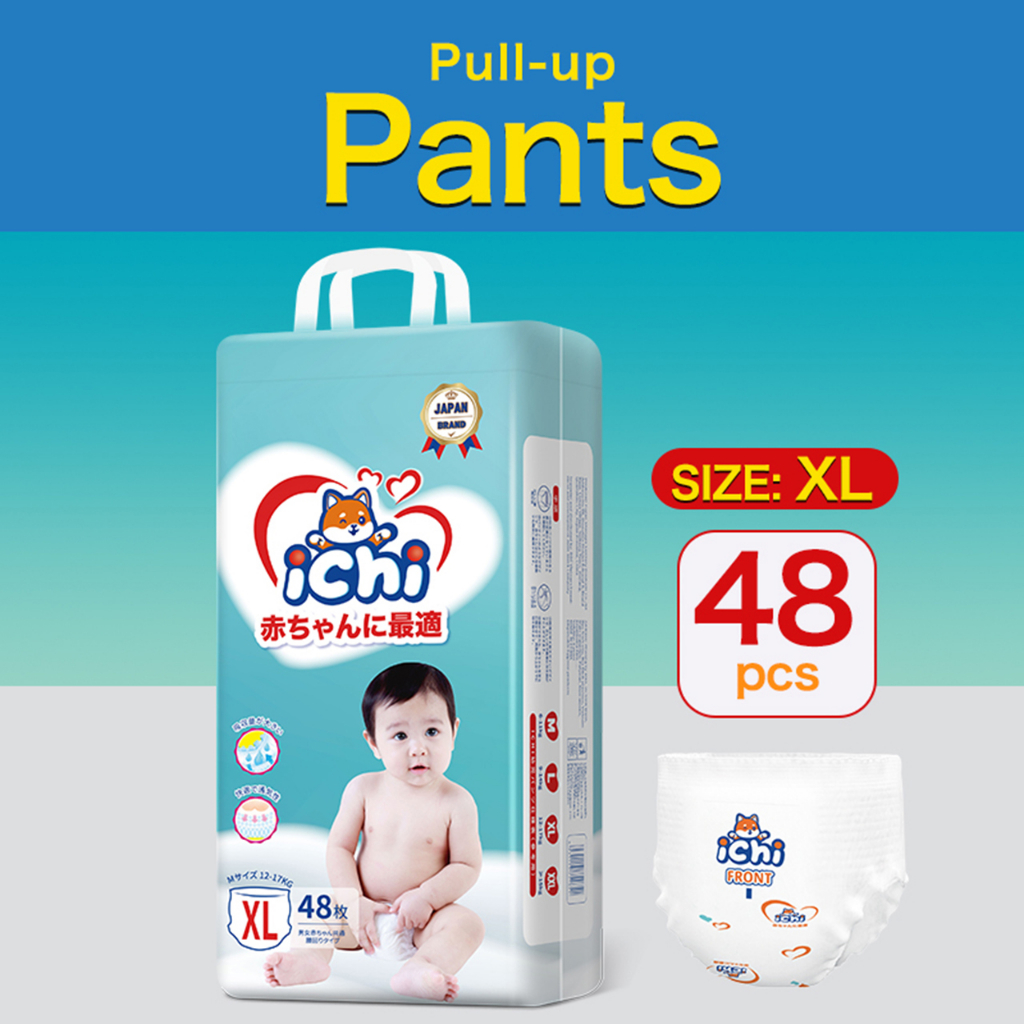 ICHI Pull-up Pants Baby diapers All size Bundle Pack Large Size XL