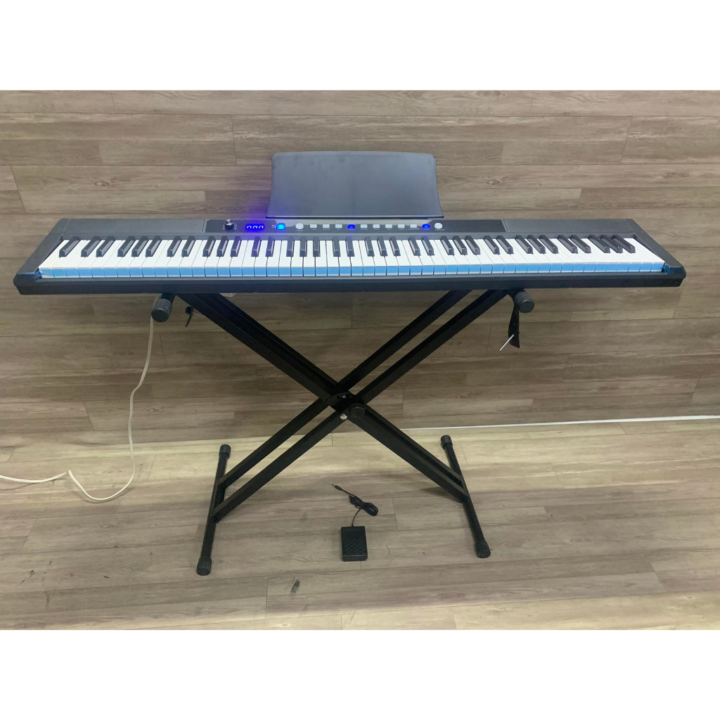 Electronic Keyboard Piano 88 Keys with Built In Speaker and Piano Stand