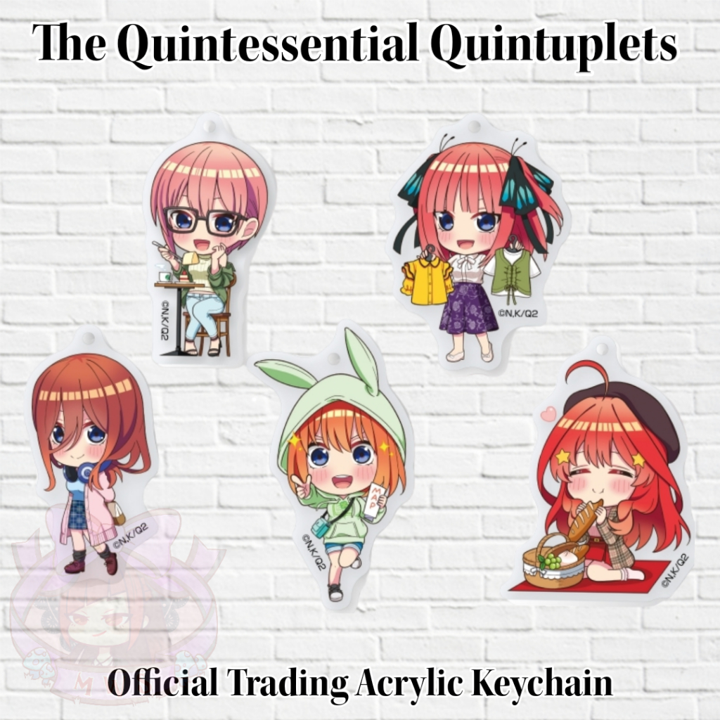 The Quintessential Quintuplets Nakano Siblings Official Trading Acrylic