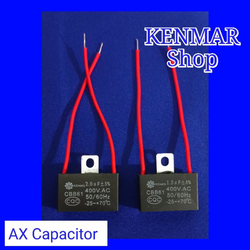 2 Pcs. Capacitor AX Wire Type for Electric Fan | Shopee Philippines
