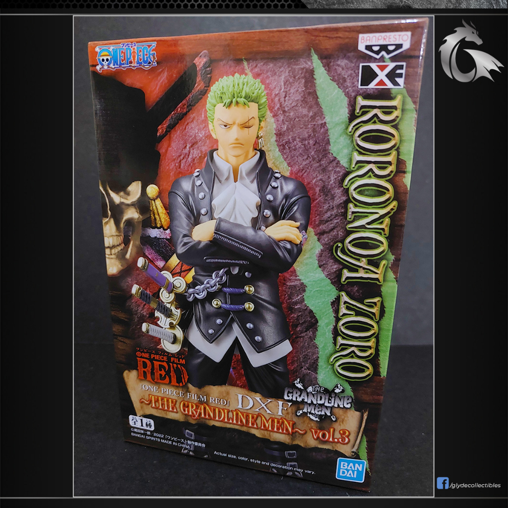 Figure One Piece Film Gold - Roronoa Zoro, The Grandline Men Vol.3 (Banpresto)