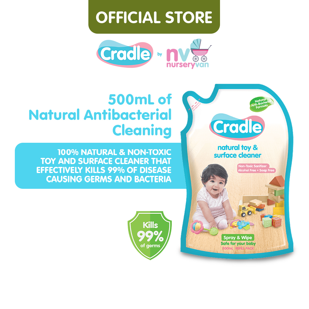 Cradle Natural Toy & Surface Cleaner All Purpose Disinfecting Refill