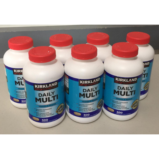 Kirkland Signature Daily Multi Vitamins & Minerals 500 Tablets Shopee