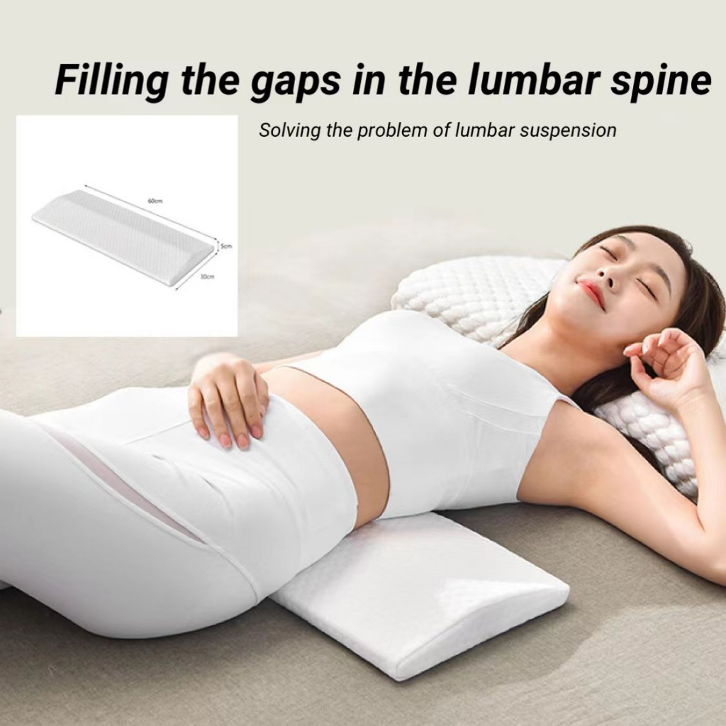 Lumbar Support Wedge Pillow Lower Back Pain Relief Support Cushion Bed