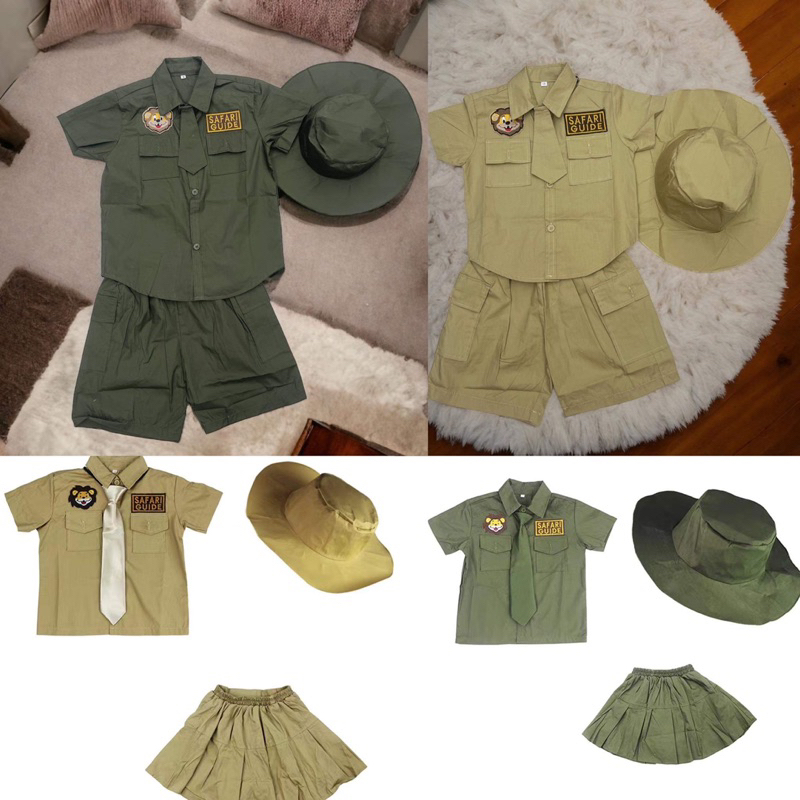 zookeeper costume jungle safari guide outfit for baby boys, 6month to