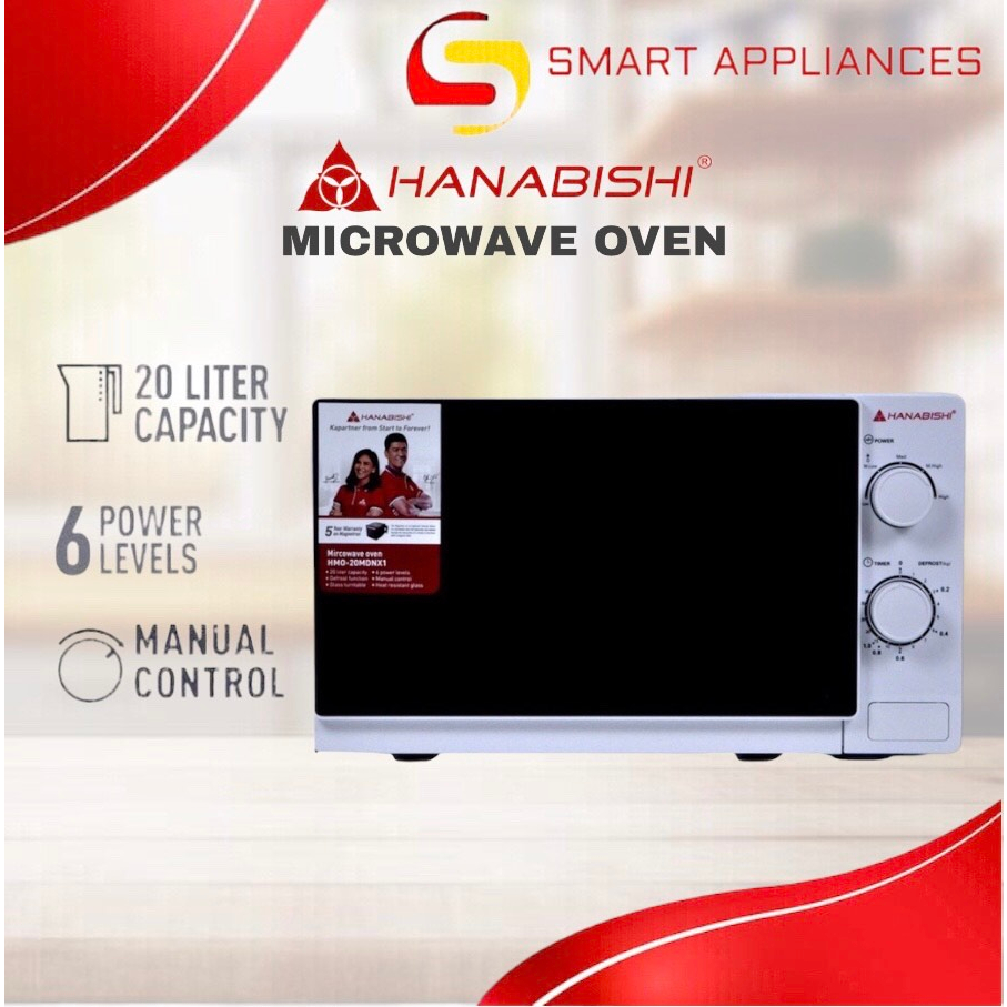 Hanabishi Microwave Oven HMO20MDNX1 20L Manual by Smart Appliances