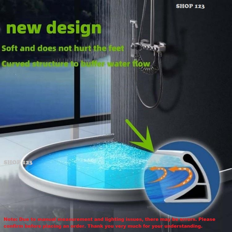 New bendable water strip bathroom water retaining strip is soft and