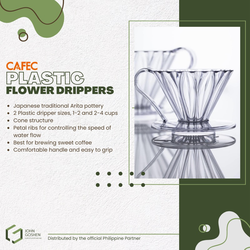 CAFEC Plastic Flower Coffee Dripper | Shopee Philippines
