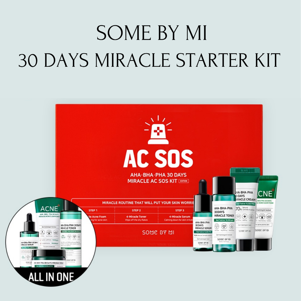 G2G I SOME BY MI AHA-BHA-PHA 30days Miracle Travel Kit (30ml, 10ml, 20g ...
