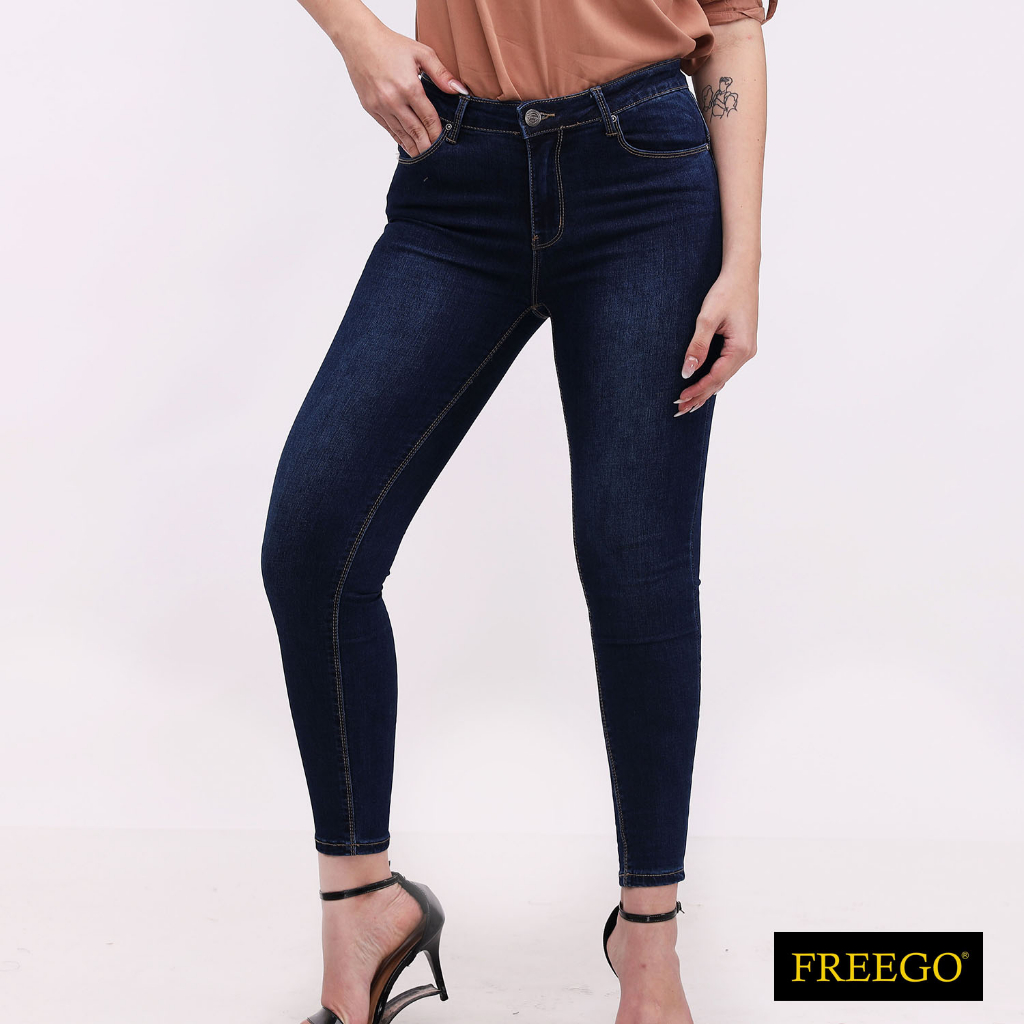 Freego Ladies Slim Mid Rise 27 ASB29-0002 | Shopee Philippines