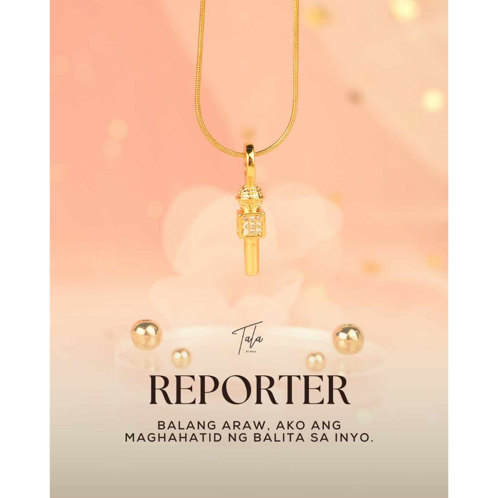 TALA by Kyla Pangarap Copper Collection Reporter Necklace with Tala