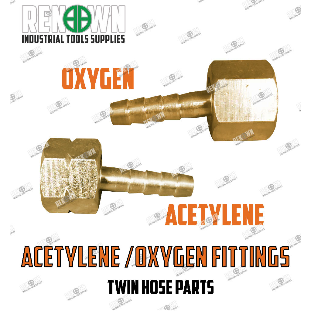 Oxygen/Acetylene Twin Hose Fittings (Cutting and Welding Accessories