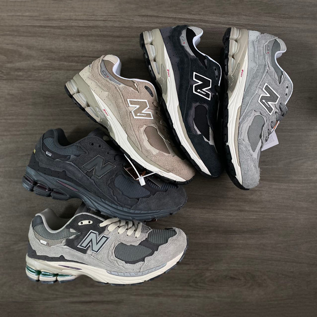 UA shoes NB 2002R Lowcut Running Rubber Shoes Fashion Sneaker shoes for