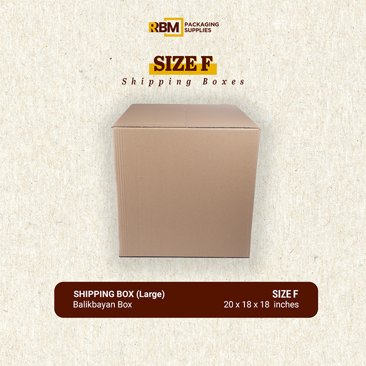 Shipping Boxes (LARGE) | Corrugated Box | Size F (1 PC) | Shopee ...