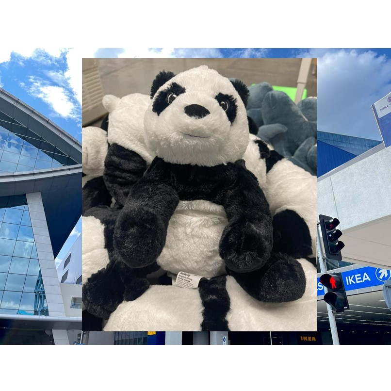 S21 Authentic KRAMIG Soft toy, white/black (Original) | Shopee Philippines
