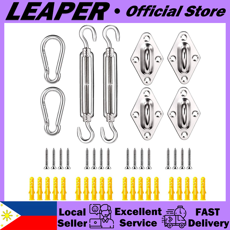 Shade Sail Hardware Kit Stainless Steel Hardware Kit for Square