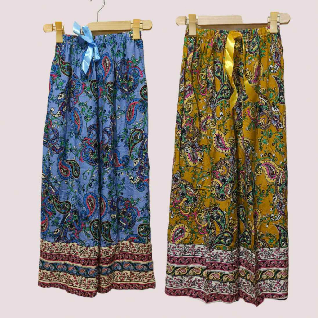 Bohemian square pants best sale