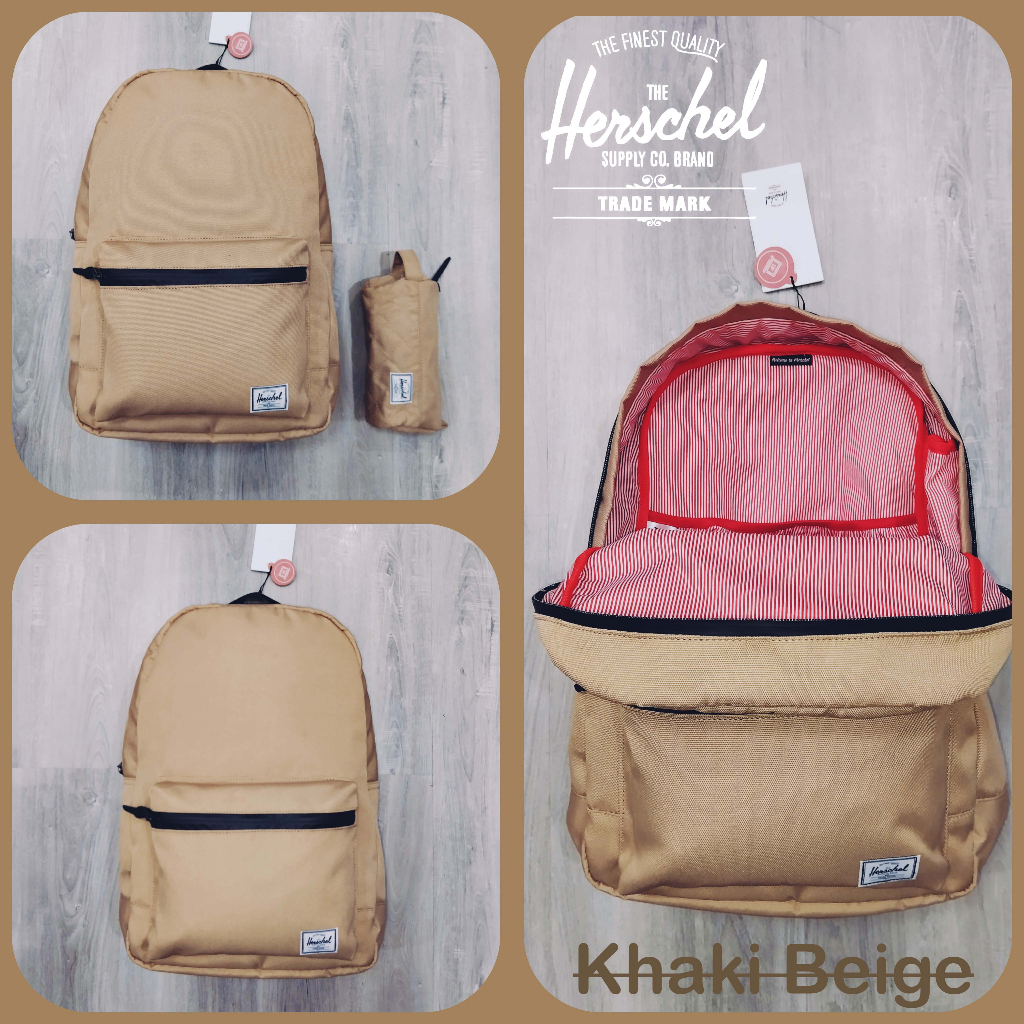 Herschel khaki backpack on sale