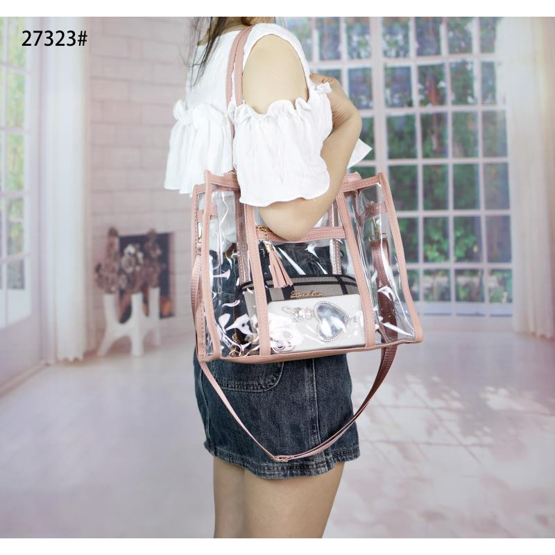 28281 Transparent sling shoulder bag