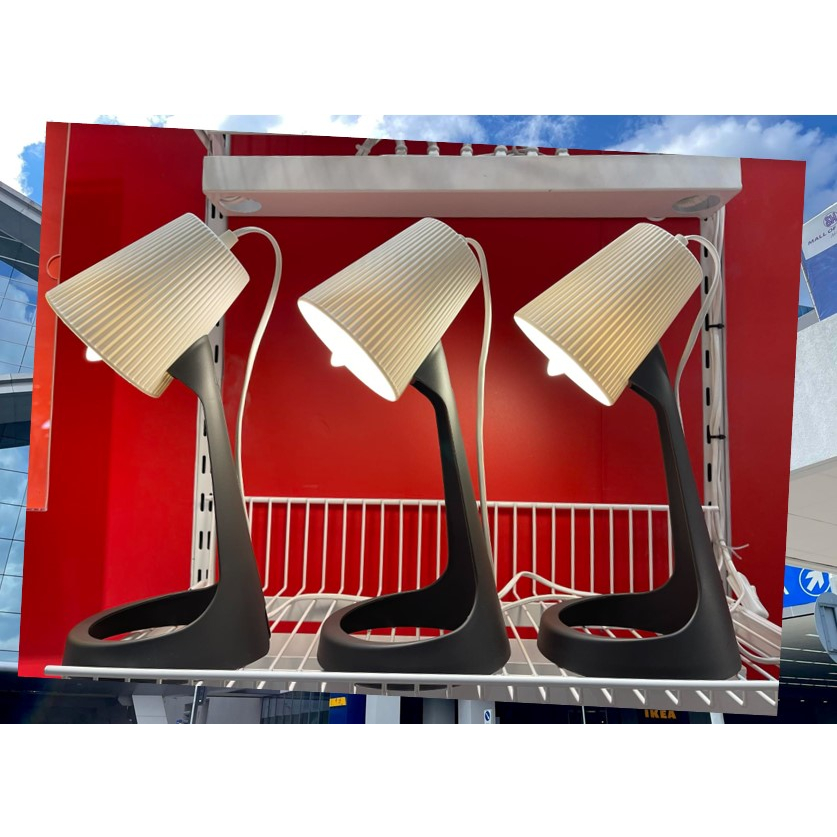 IKEA Authentic SVALLET Work lamp, Dark Gray/White (Original) Shopee