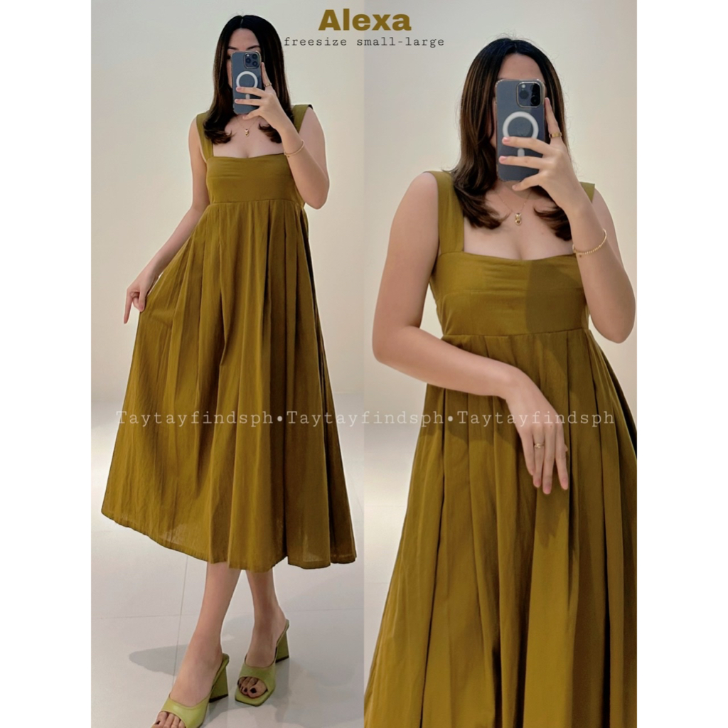 ALEXA TRENDING JULIA B. MIDI DRESS | Taytayfindsph | Shopee Philippines