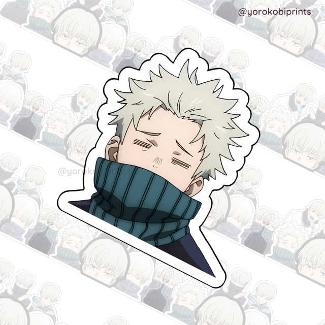 Toge Inumaki Jujutsu Kaisen Peeker Icon Waterproof Laminated