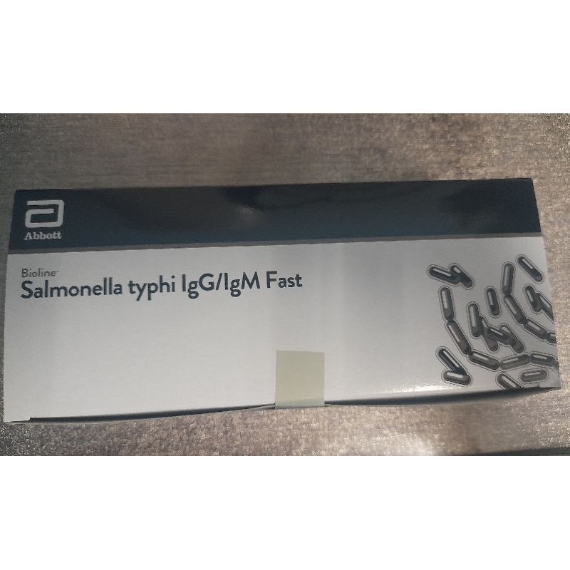 SALMONELLA TYPHI IgG/IgM Fast (25 test) w/ CPR (2025 expiry) Shopee