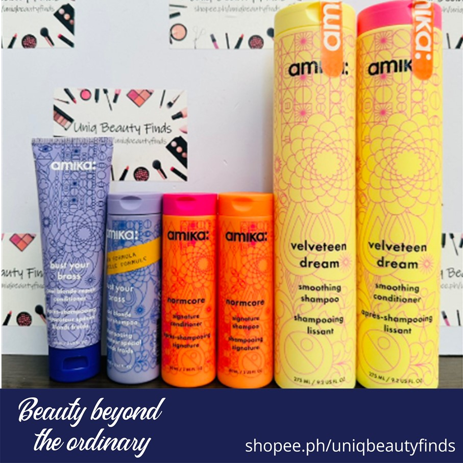 Authentic Amika Shampoo Conditioner Shopee Philippines