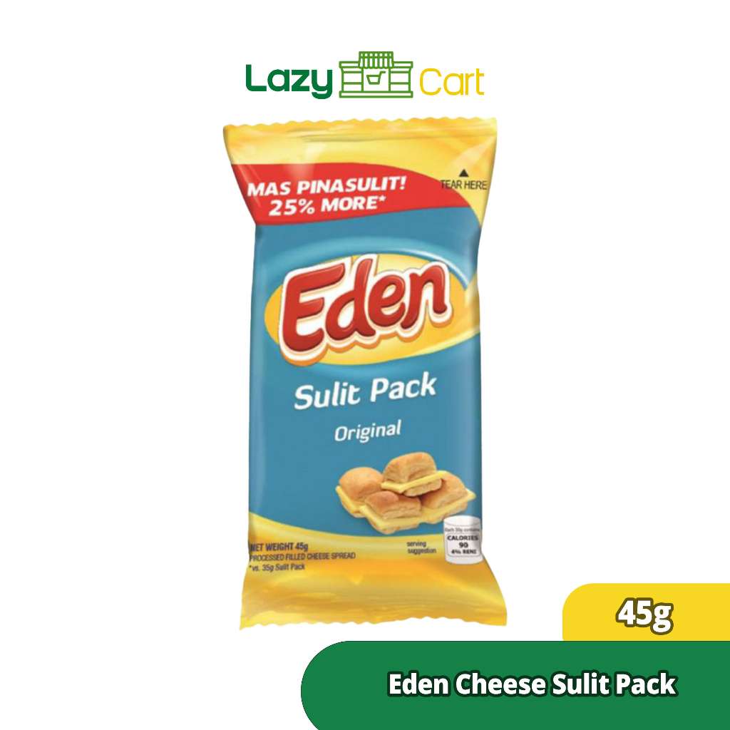 Lazycart Eden Cheese Sulit Pack 45g Creamy And Cheesy Goodness In A