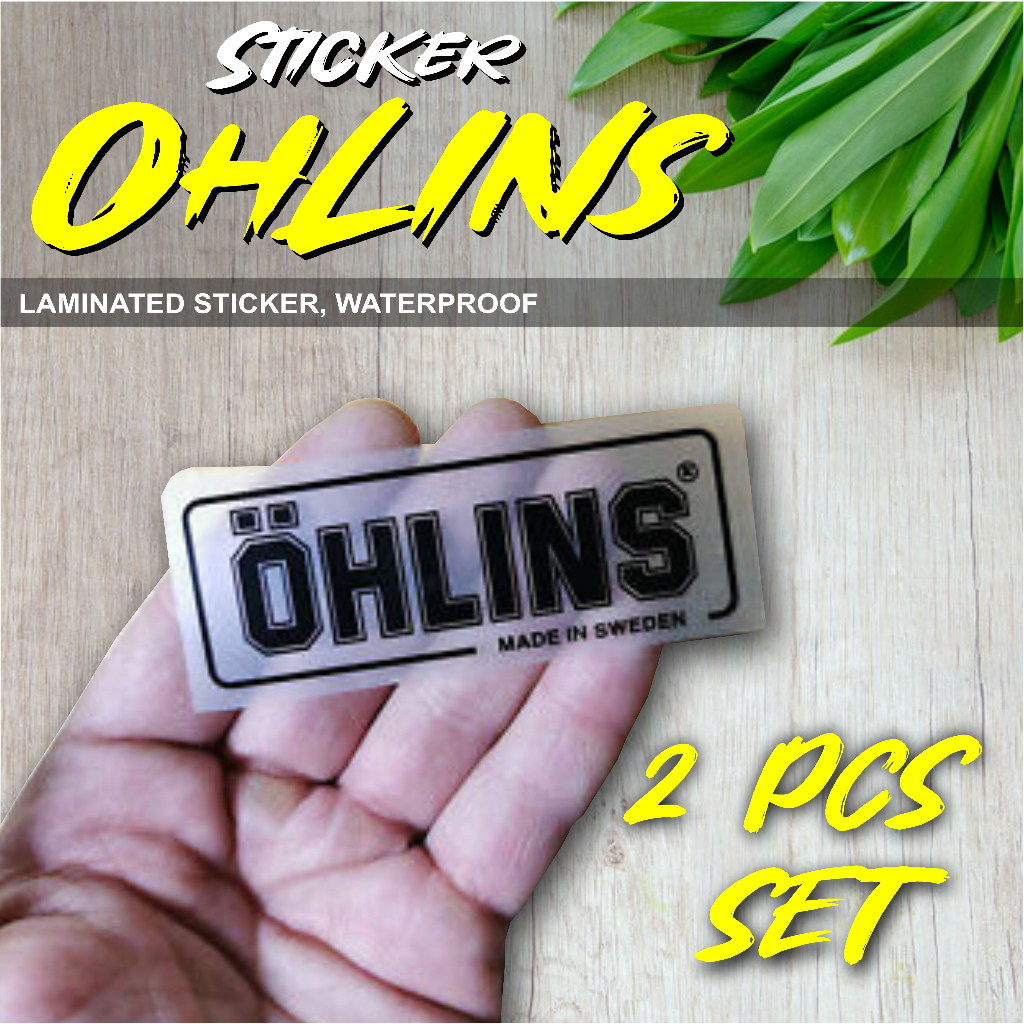 OHLINS Sticker Set | Transparent Set, Waterproof, Laminated | Shopee ...