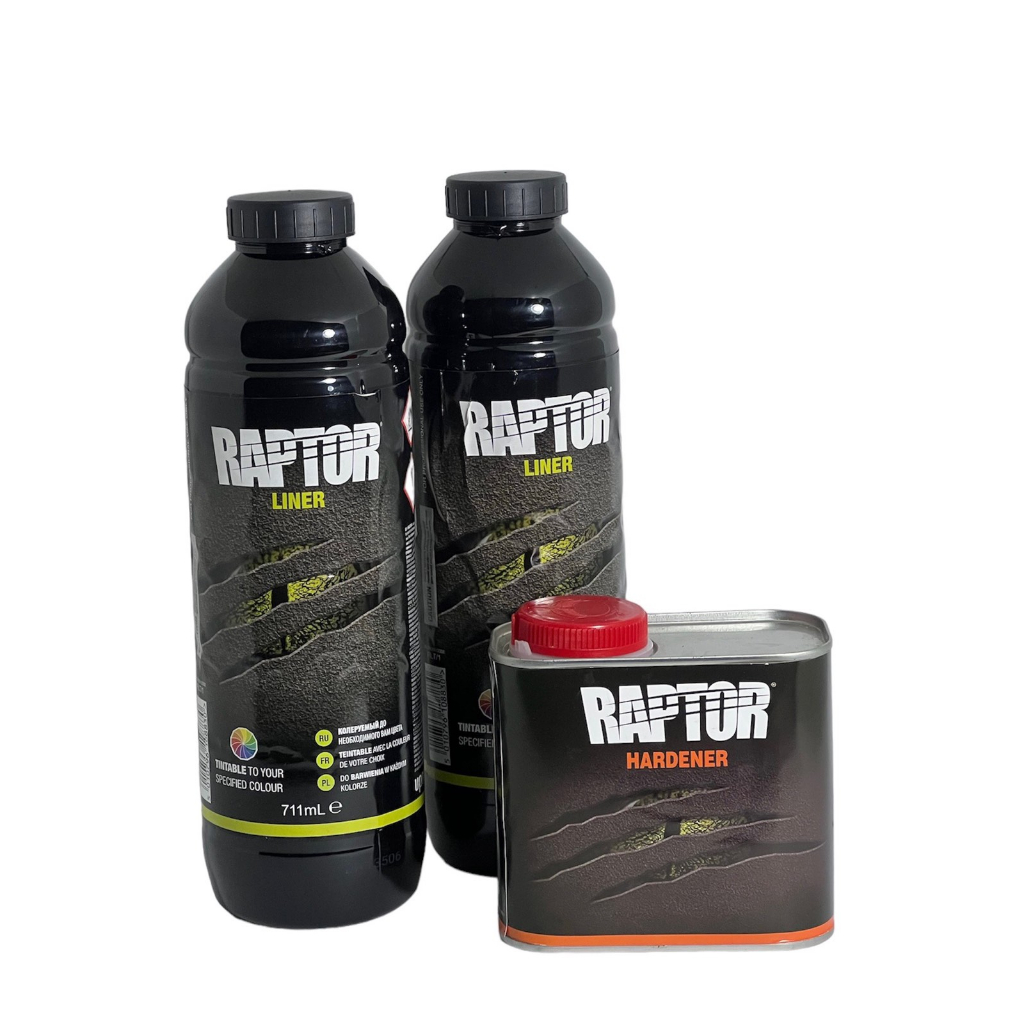 U-POL Raptor Bedliner Black 2 LITER Kit | Shopee Philippines