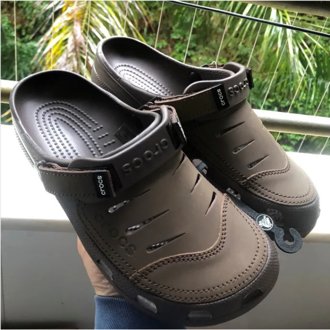 Classic Crocs yukon men's cowhide shoes fashionable business daily ...