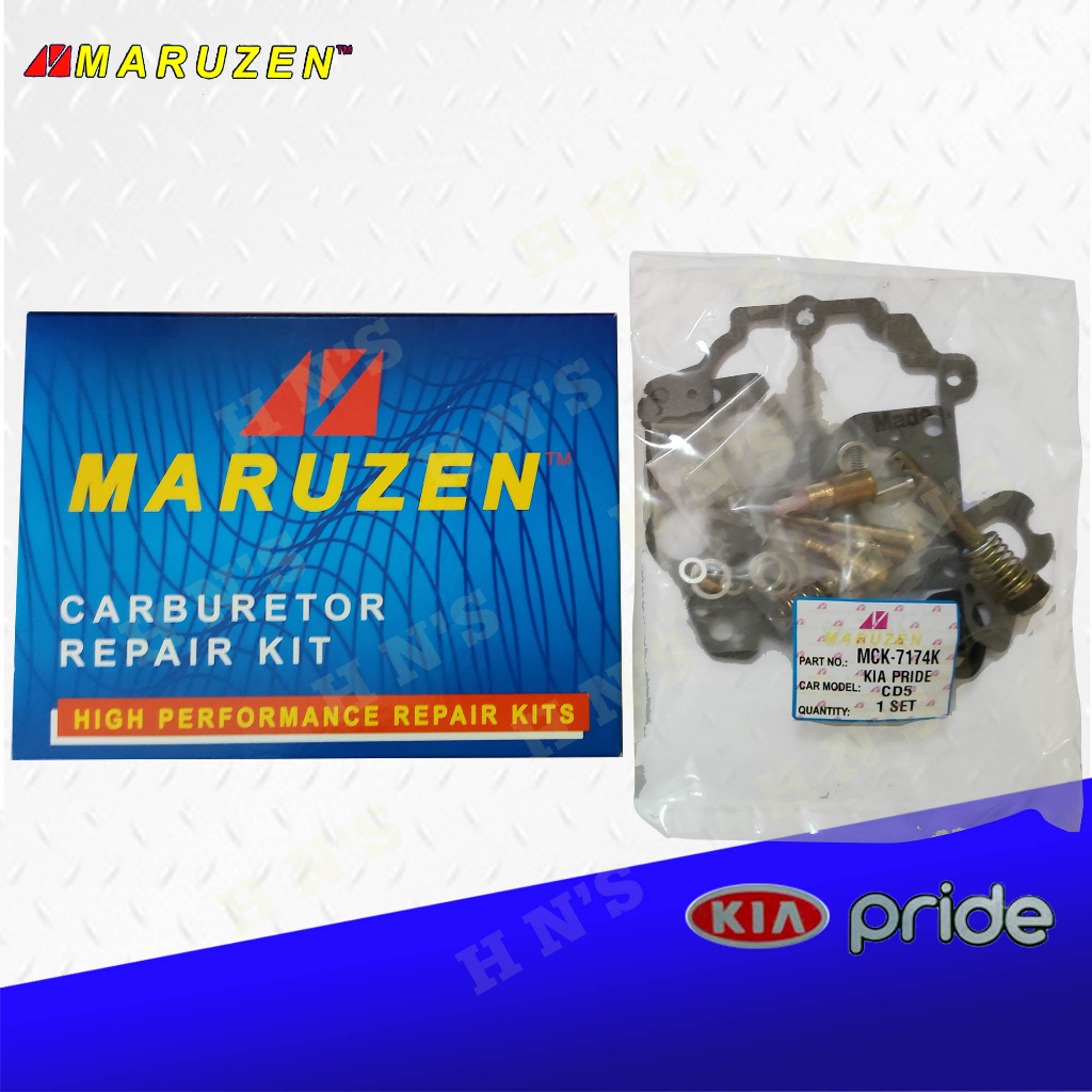 Maruzen Carburetor Repair Kit Fits Kia Pride Cd Mck K Shopee