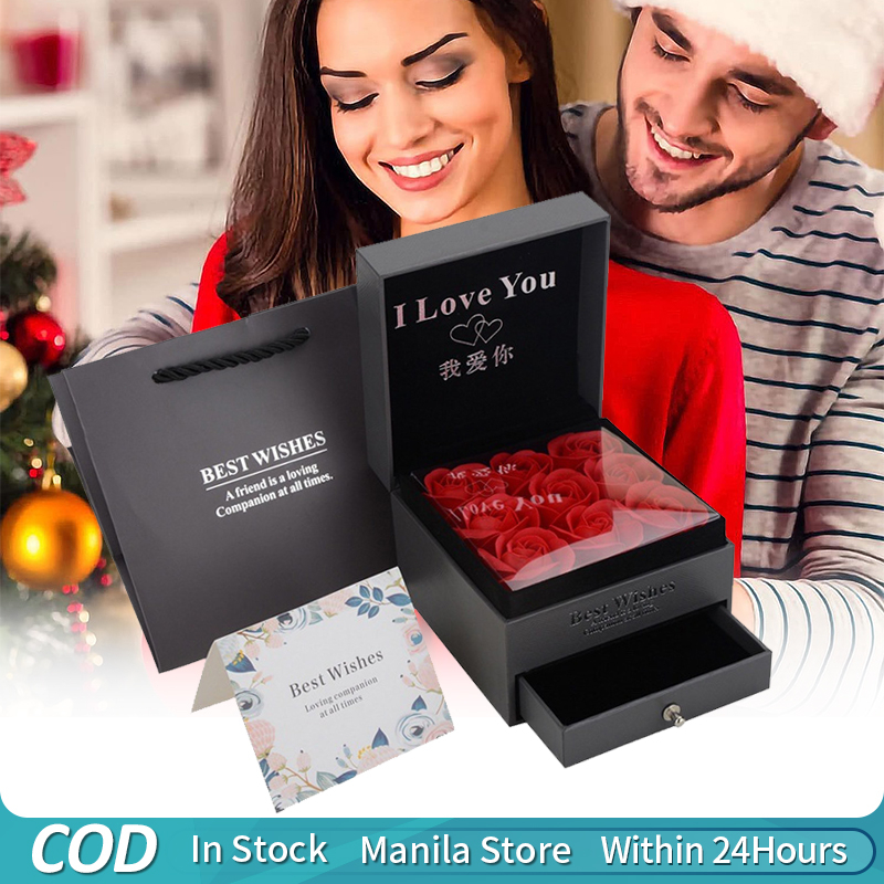 Aoshin Preserved Rose Gift – Luxury Eternal Rose In Elegant Box, Perfect For Mom, Wife, Grandma On Mother’s Day, Anniversary Or Valentine’s